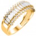 Χρυσό μισόβερο δαχτυλίδι Κ14 με ζιργκόν